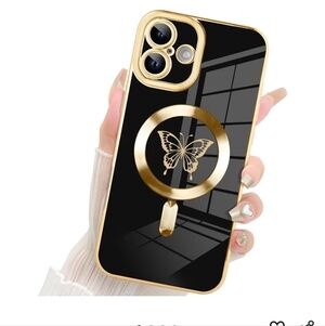 Magnetic Case for iPhone 16 (6..1) Compatible with MagSafe Wireless Charging